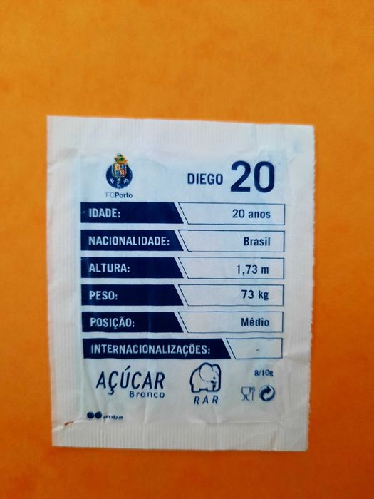 Pacote de açúcar Diego - RAR Clubes Porto