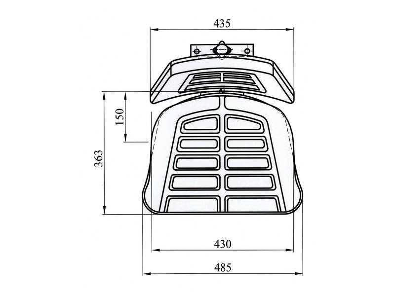 Banco universal para tratores agricolas