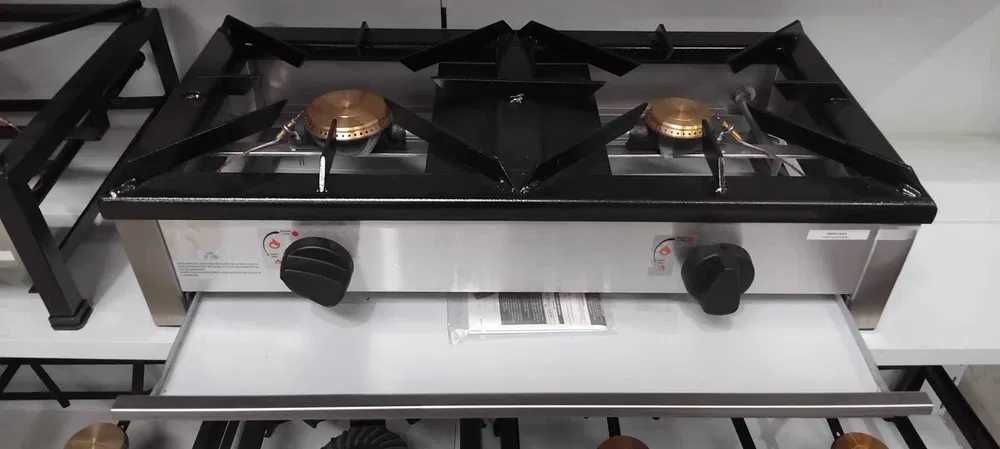 Trempe em Inox 2 Bocas com Termopar — NOVA