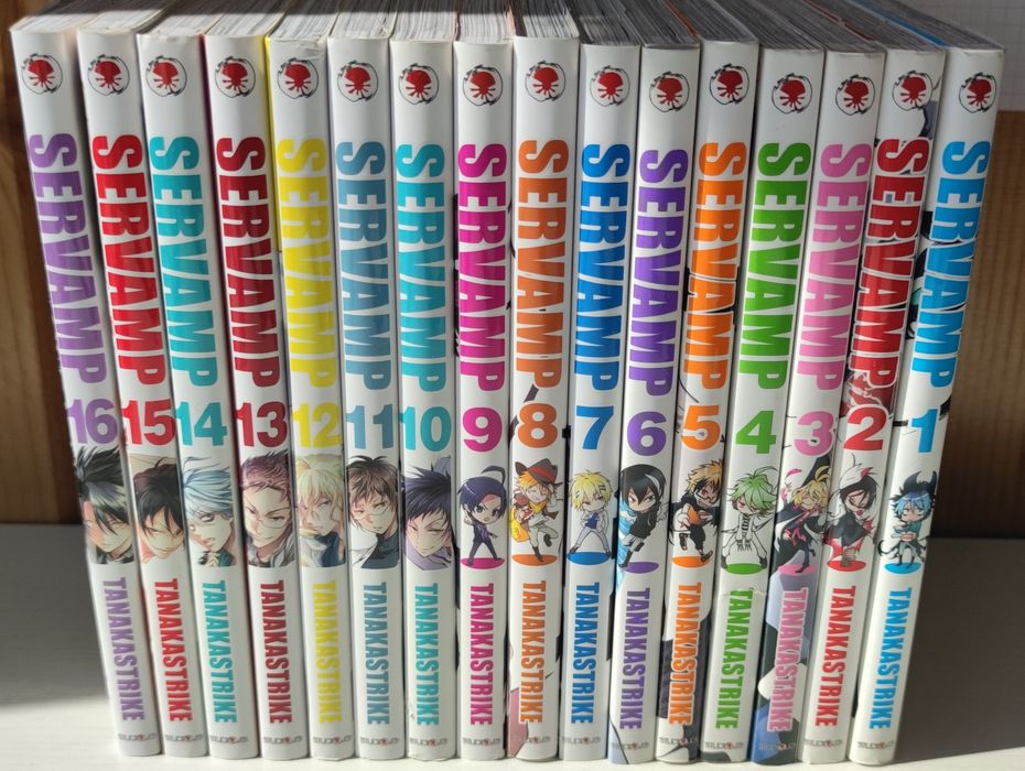 Manga Servamp 1-16 mangi komiksy książki manga anime