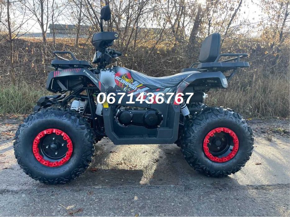 Новий Квадроцикл Comman Scorpion 200 cc Лебідка Фаркоп Навантаження - 300 кг, Доставка за наш рахунок!