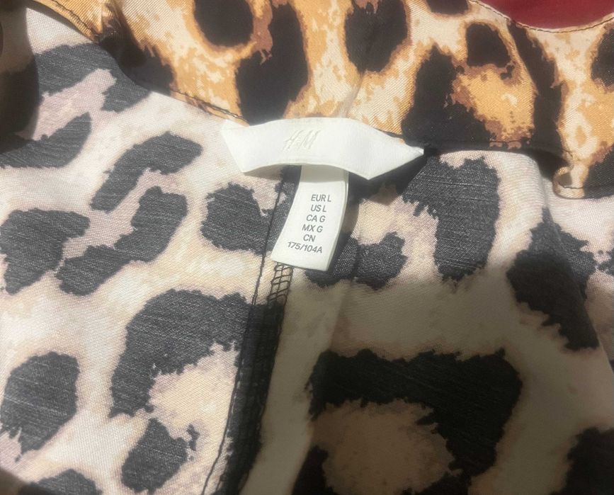 Стильна сукня леопард, віскоза, оверсайз H&M p.L/XL в ідеалі