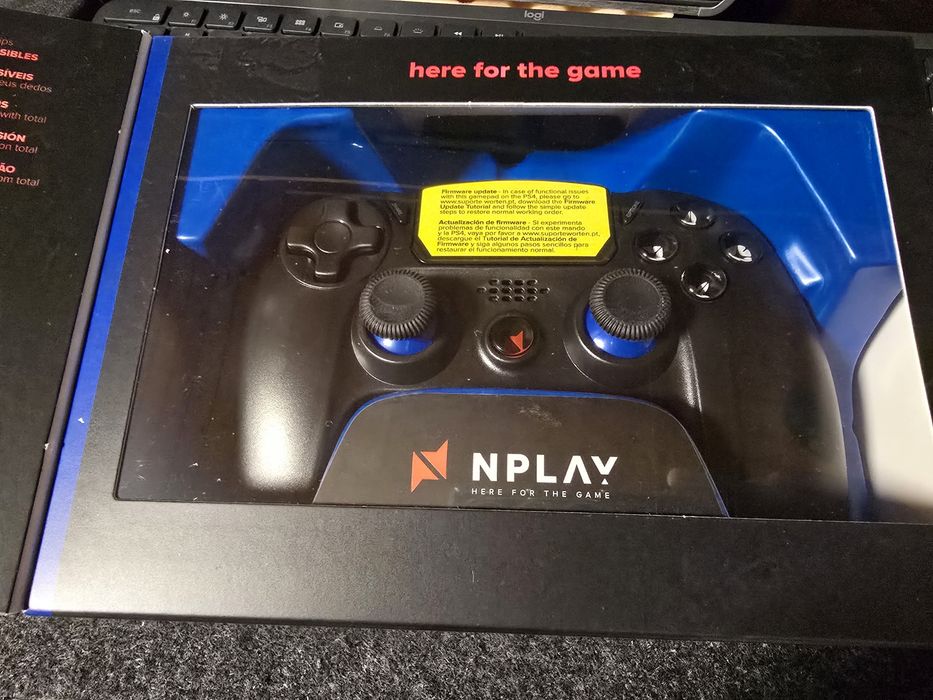 Comando Sem Fios NPLAY Skill 10.0 (PS4 / PS3 / PC) - Novo e Selado