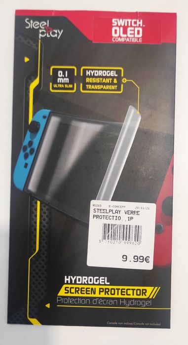 Steel Play-  Hydrogel - Screen Protector - Nintendo Switch