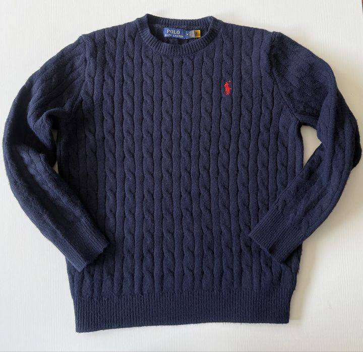 Sweter granatowy M Polo Ralph Lauren