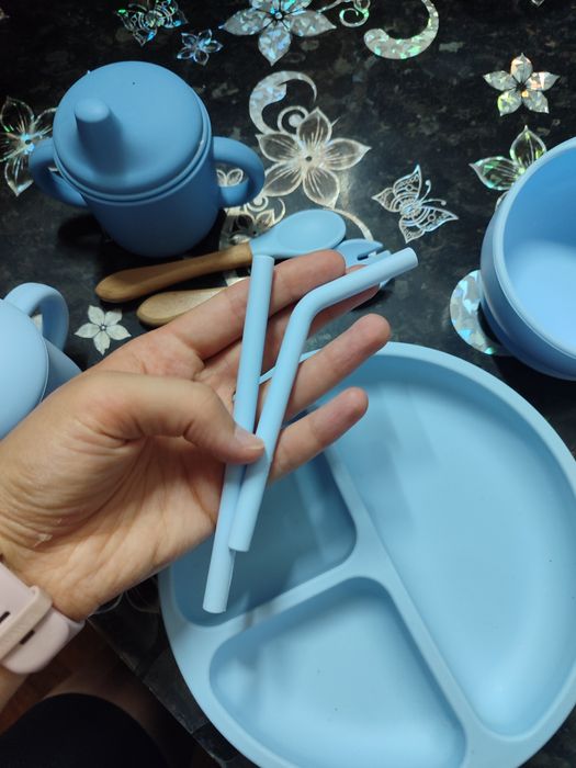 Силіконовий дитячий посуд