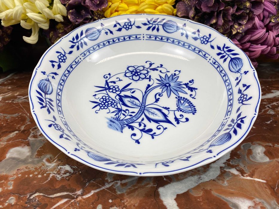 Ładna porcelanowa salaterka / miska - 23 cm - Wzór cebulowy