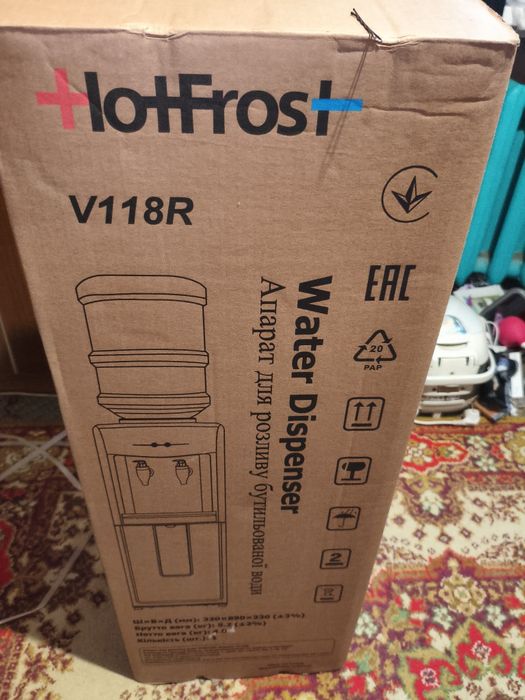 Підлоговий кулер, диспенсер води Hotfrost