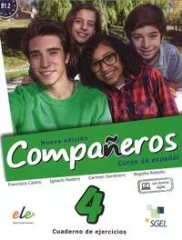 Companeros 4 Ćwiczenia + licencia digital. SGEL - Educacion. Nowy Produkt