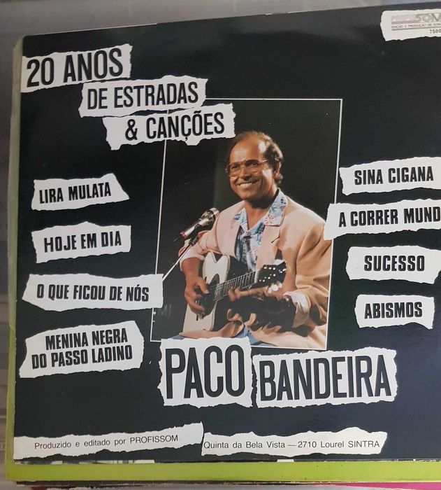 Disco vinil "20 anos" Paco Bandeira