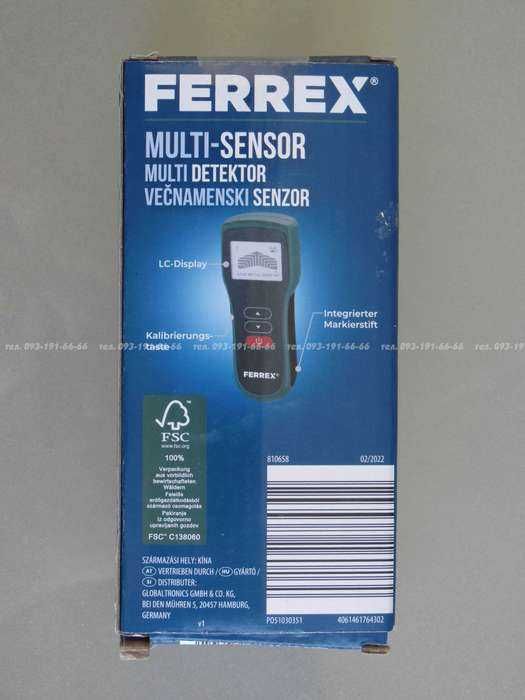Индикатор искатель электро линий под стеной Ferrex Германия