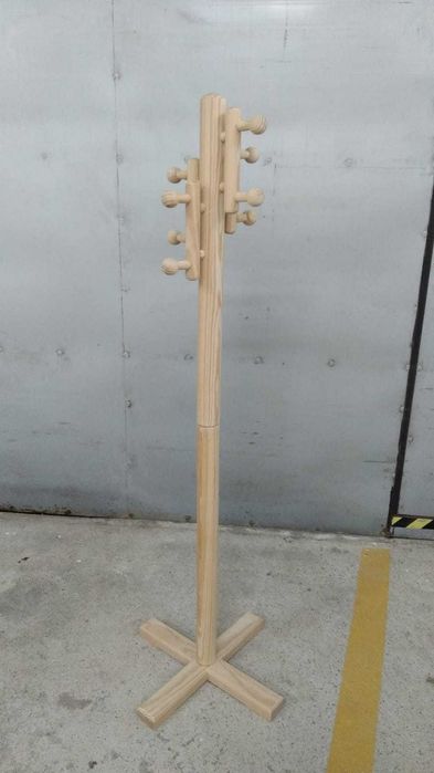 Bengaleiro artesanal madeira maciça 170 cm
