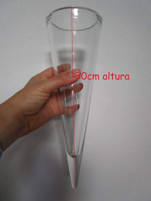 Cones em vidro NOVOS - POR CAIXA