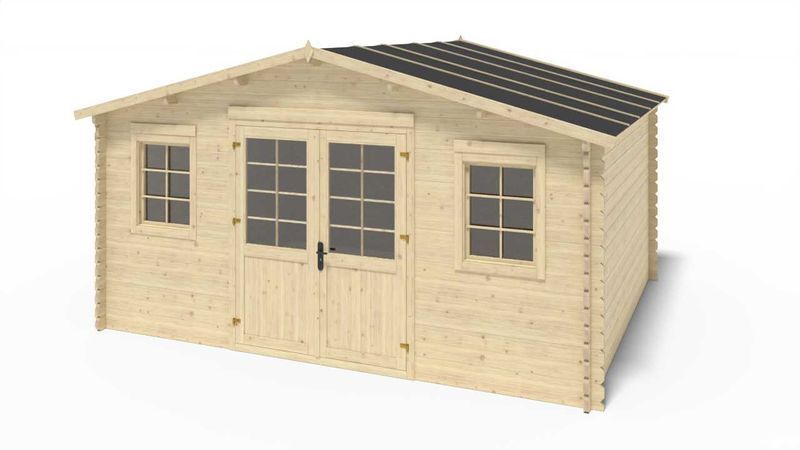 Domek ogrodowy 5x4 m 40mm nieimpregnowany DOM598