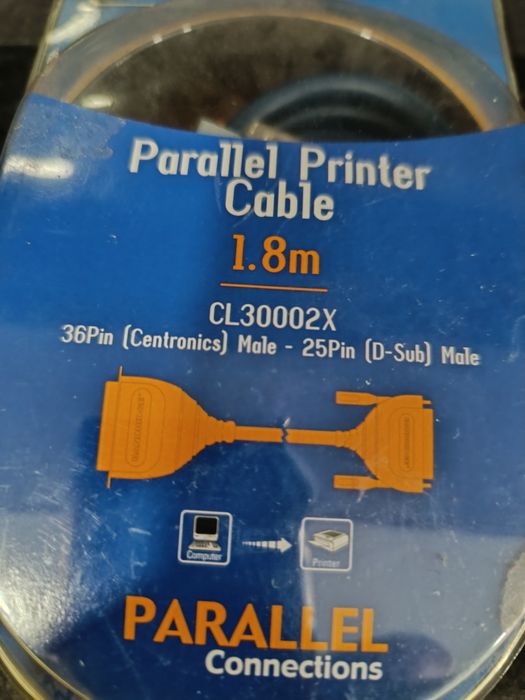 Cabo paralelo impressão