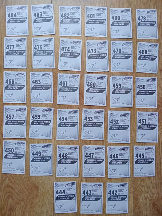 Cromos futebol varios