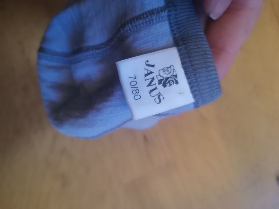 Janus czapeczka bonetka szara