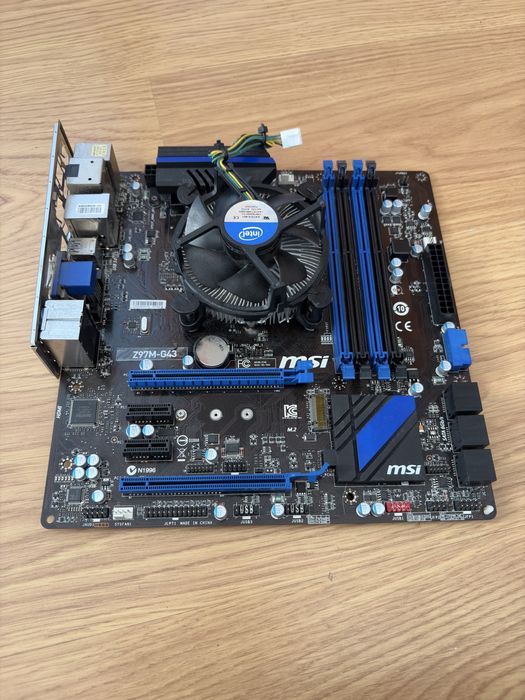 Zestaw MSI Z97M-G43 + Intel Core i5-4690K + Chłodzenie LGA1150