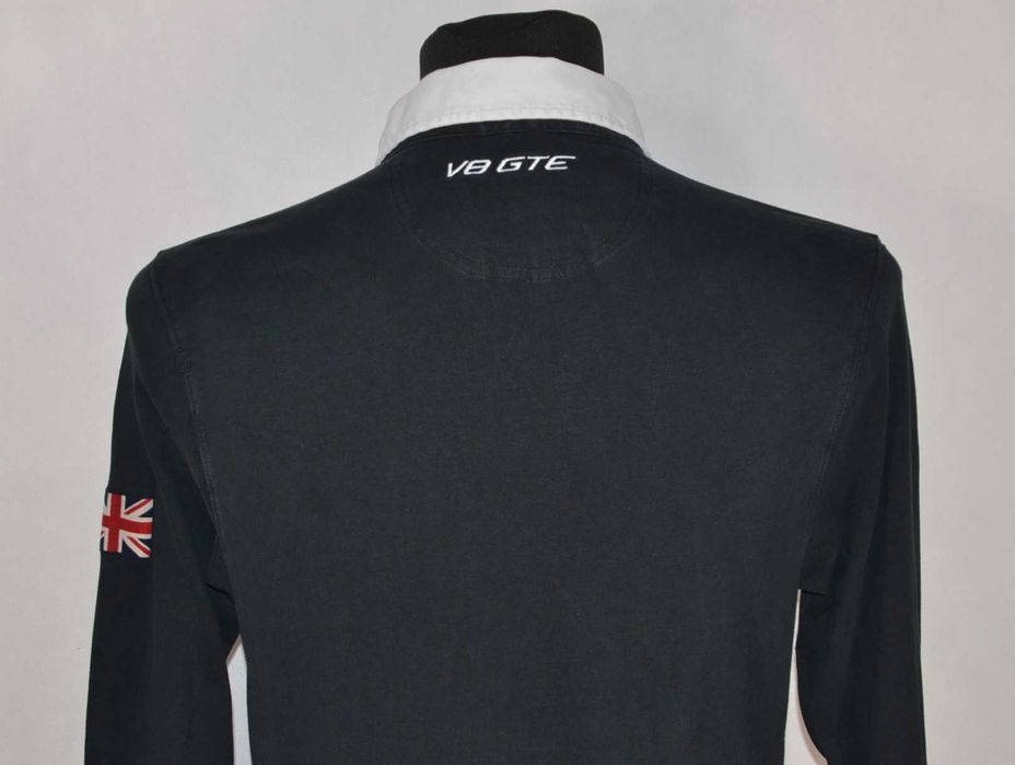 HACKETT Aston Martin Racing Koszulka Polo Męska L Longsleeve Oryginał