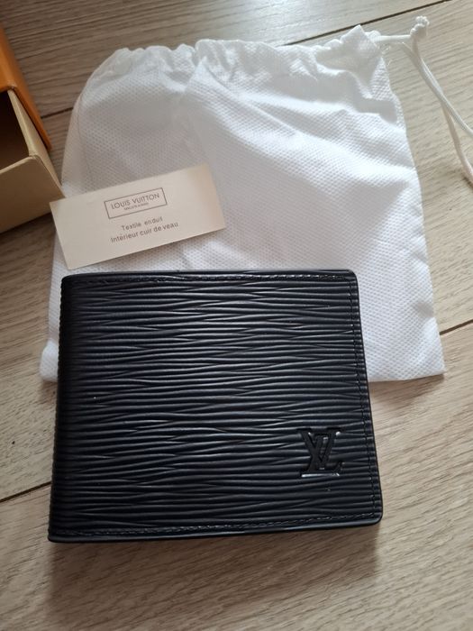 Portfel na karty Louis vuitton czarny