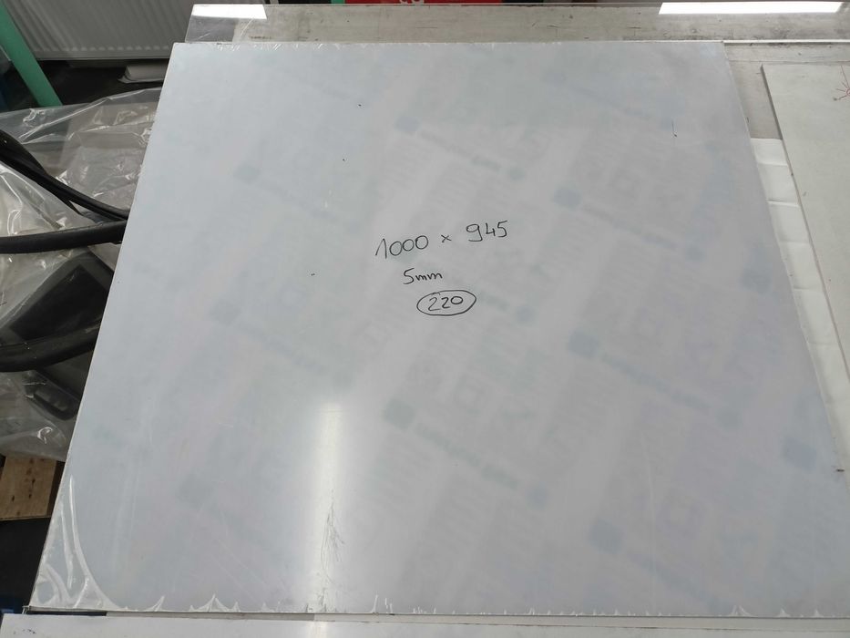 Pleksi Plexi Pleksa nowa 3mm 44x40cm wzmacniana poliwęglan TANIEJ 60%