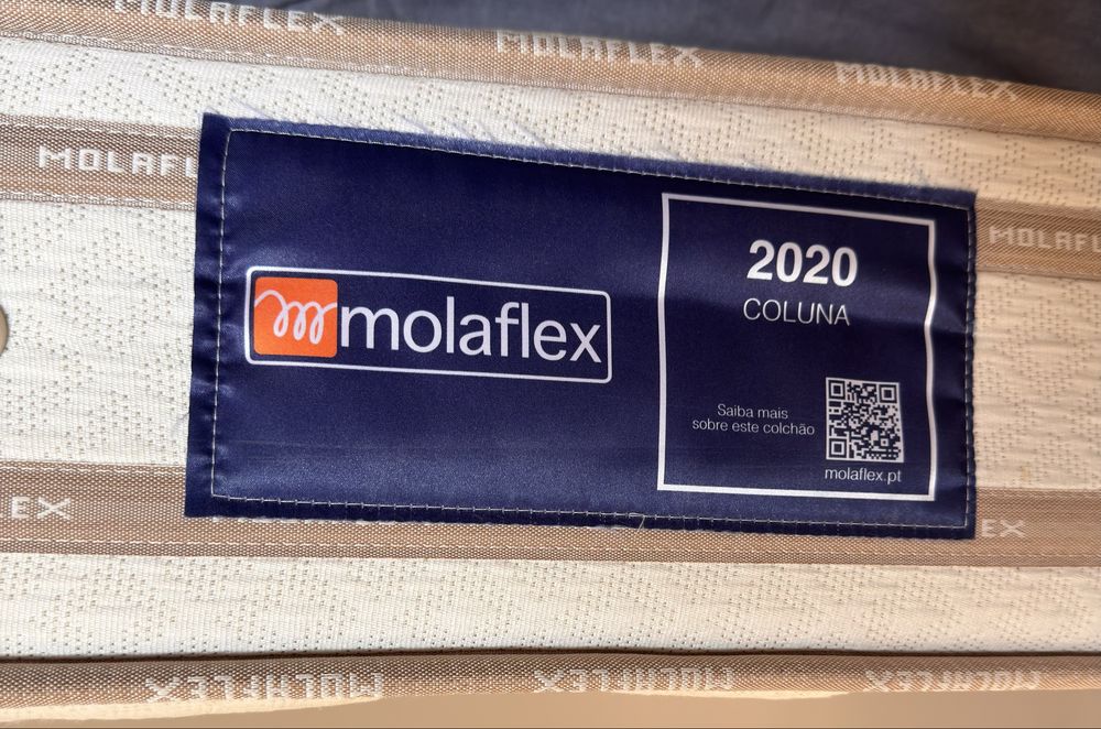 Colchão 180x200 Molaflex Coluna 2020 (COMO NOVO)