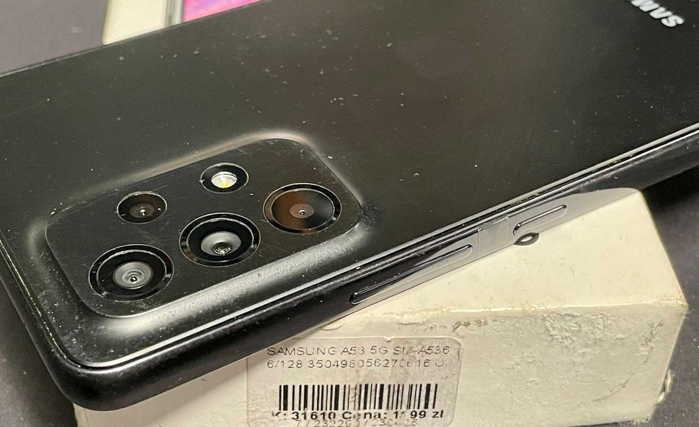 SAMSUNG Galaxy A53 5G 6/128GB 6.5" 120Hz Bez obciążeń