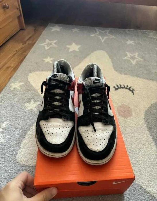 Buty Nike Dunk Low Black Toe shoes r.40