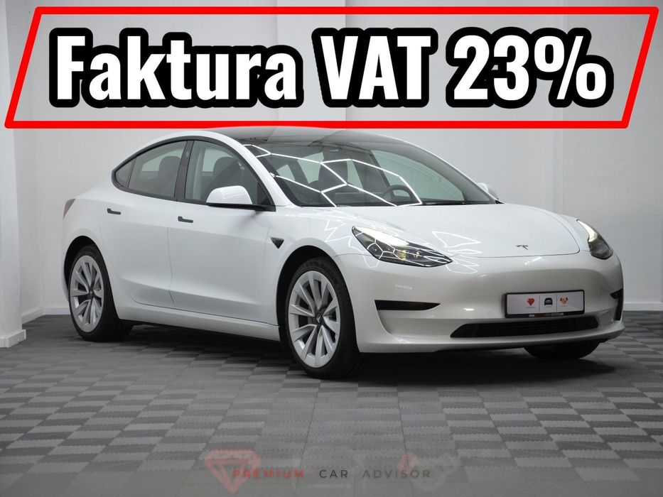 Tesla Model 3 Model 3 RWD 60 kWh MY2023 LFP Ryzen Pompa Ciepła 19" Faktura VAT 23%
