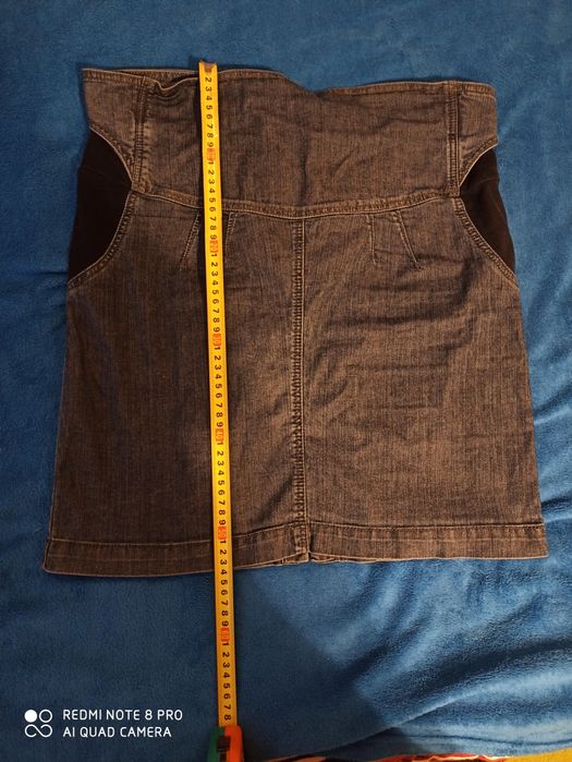 Spódnica ciążowa jeansowa, rozm L