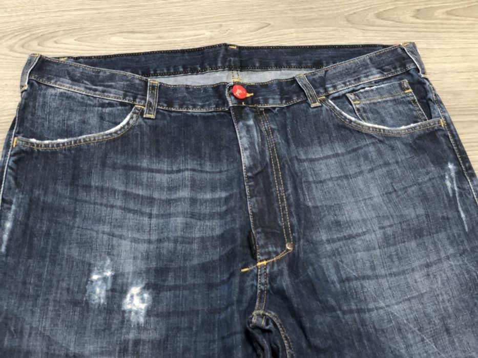 Jeansy stoprocent z niskim krokiem ( spodnie stopro 100% loose baggy )