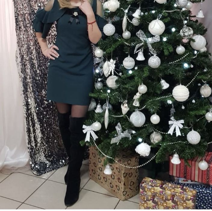 Плаття    зелене