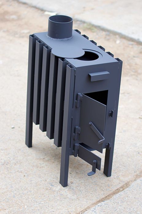 ККД до 85%! Буржуйка с теплообменником, печь, булерьян, булерян, ЗАВОД