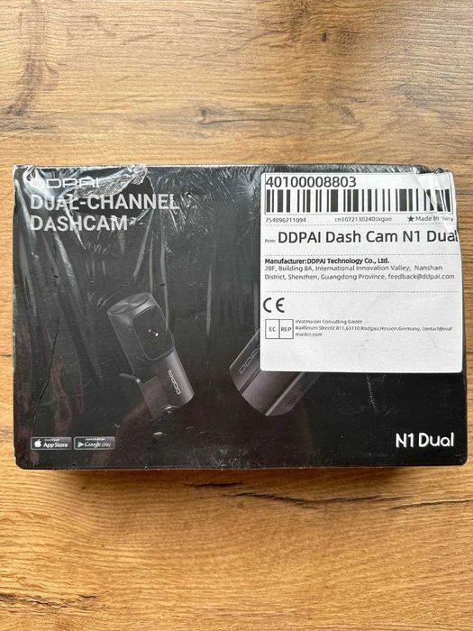 Автомобильный видеорегистратор DDPai N1 Dual Уценка! Новий!