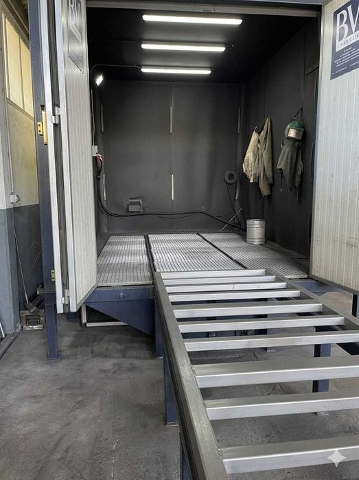 decapadeira de peças decapagem de peças a jato metalico granalha