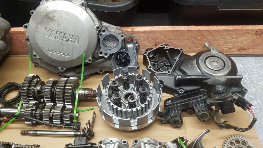 yamaha yfz 450r 2011r. kartery skrzynia wal korbowy wahacze glowica