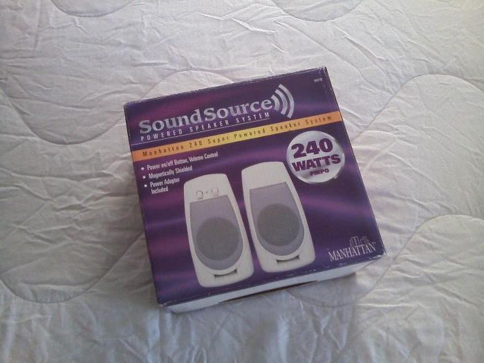 Manhattan Sound Source 240-Watt Speakers – NEW64409181409537120