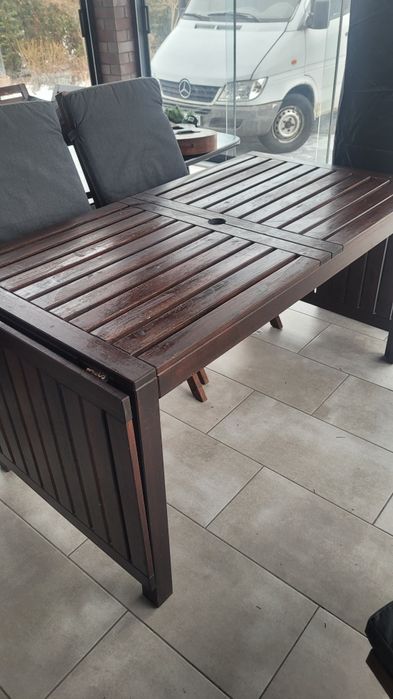 Stół rozkładany ogrodowy Applaro Ikea