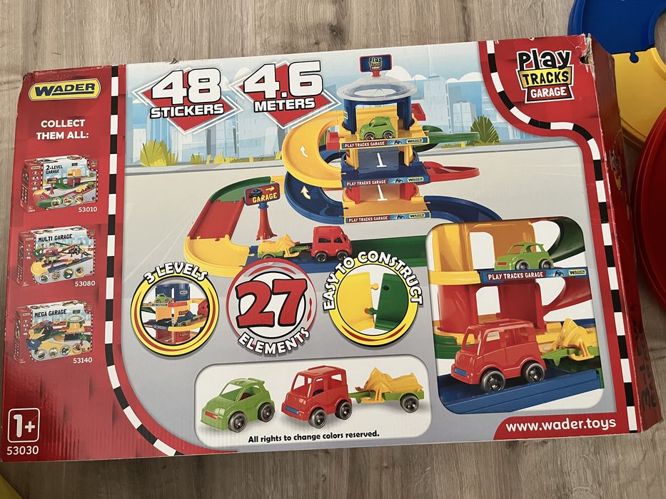 Трек Гараж із трасою Wader Play Tracks Garage