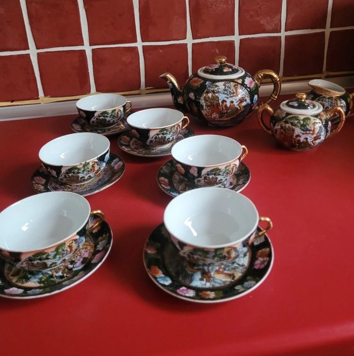 Zestaw herbaciany z chinskiej porcelany