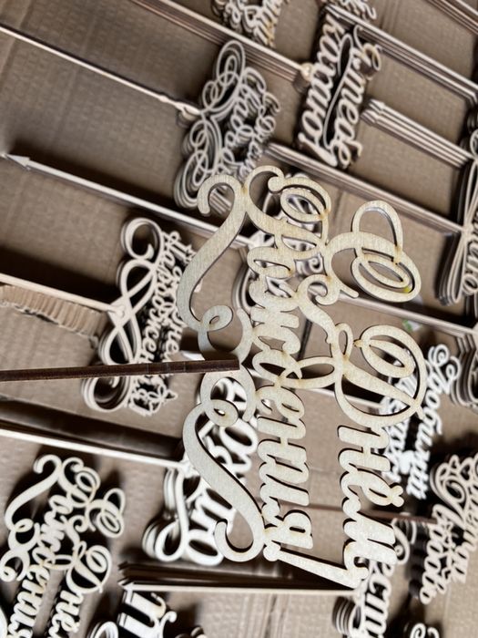 Топеры,деревянные надписи,