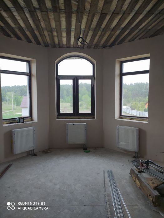 Машинная штукатурка, гипсовая штукатурка, mp75