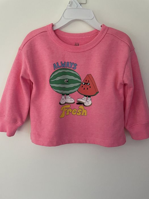 babyGAP bluza dziewczęca z arbuzem