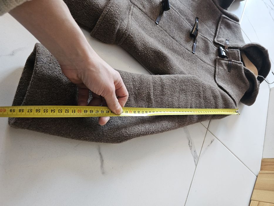 Wool duffle coat burdysówka płaszcz prochowiec wełniany greenfields en