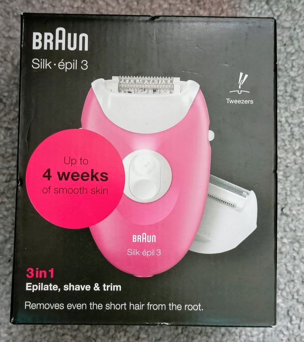 Depilator Braun Silk-epil 3 Nowy Gwarancja