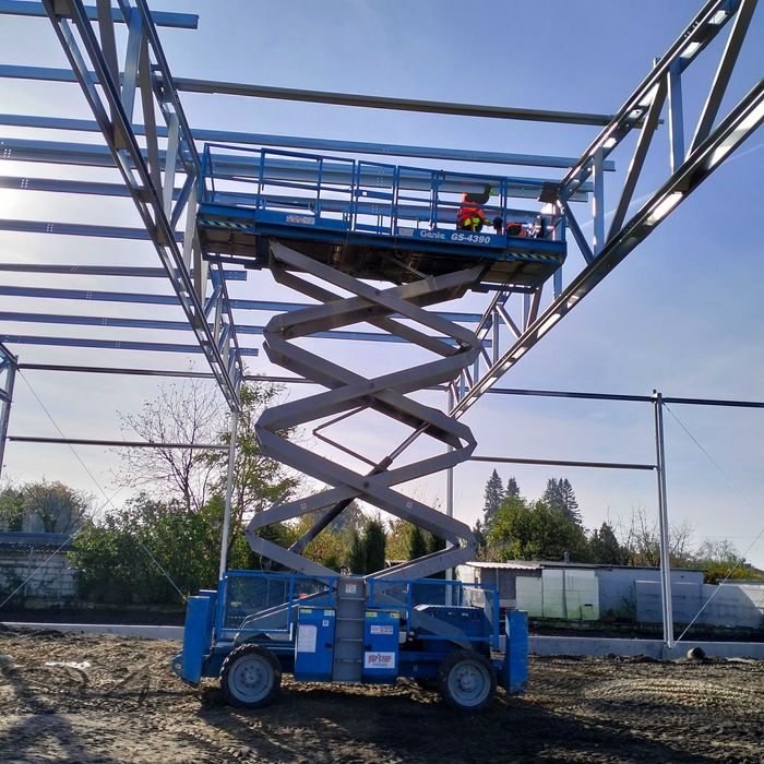 Ladowarka, zwyzka, podnosnik, nożycóka Manitou. - WYNAJEM