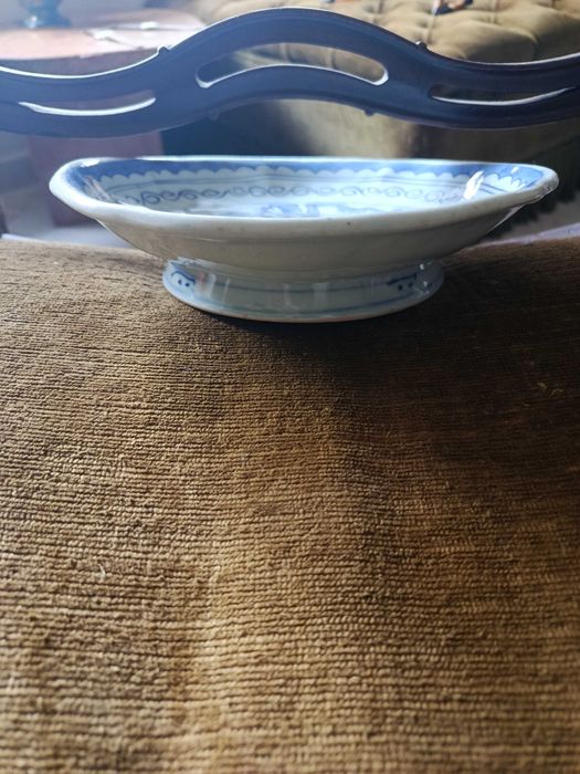 Tigela Prato Porcelana Chinesa 21 cm Séc XIX 21 cm