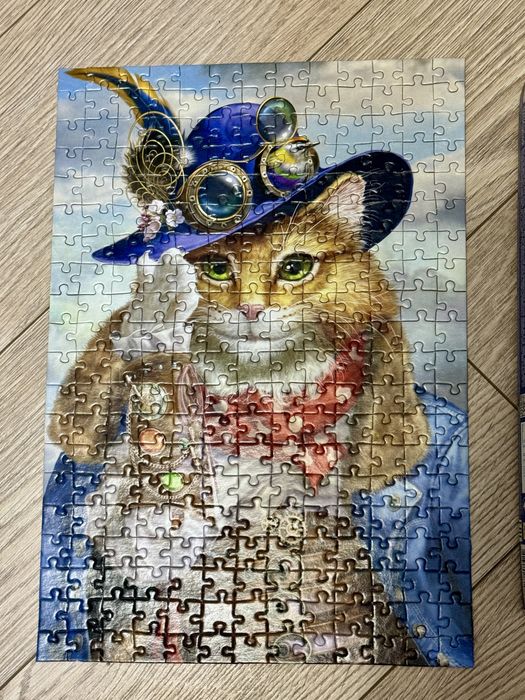 Дитячий пазл “Кіт в капелюсі” Danko Toys