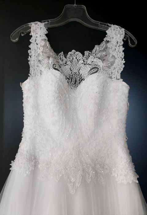 Suknia ślubna z gorsetem