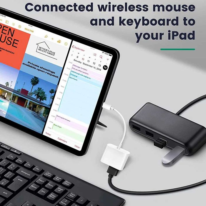 Швидкий OTG адаптер для камери/iPhone/iPad тощо iOS 8 Pin to USB 3.0